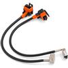 sourcing map sourcingmap® 2 PC D1S Xenon HID filo cablaggio ballast adattatore connettore cavo