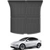 GAFAT 2025 2026 Tesla Model Y Juniper Standard/Premium Tappetino per Bagagliaio, Tappetini Gomma TPE Tutte le Stagioni, Bordo Alto, 3D Originale, Pieghevoli, Accessori Tesla Model Y Standard 2026