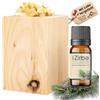 Sagl.Tirol® Set di legno di pino e cembro con trucioli e olio da 10 ml - olio di cembro
