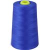 GCS LONDON 4 Rocchetti di filo in poliestere da cucito per macchine tagliacuci, 4.572 m Royal Blue