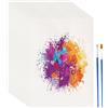 Realjoy Carta Acquerello, 24 Fogli 300g/m² Fogli Acquerello A4, Carta Cotone per Pittori, Principianti, Pittura e Disegno con Acquarello(29.7x21cm)