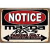 DOGT Notice Mazda Mx5 Parking Only Tin Sign Metal Sign Metal Poster Metal Decor Metal Painting Wall Sticker Vintage Tin Sign 7.8 * 11.8 inch(L * W)