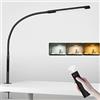 EYOCEAN Lampada da Scrivania, LED Lampada da Scrivania 1000lm con Collo di Cigno Flessibile, Lampada a Braccio Oscillante da 12 W, Lampada da Ufficio con Morsetto (telecomando incluso)