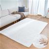 ORINOVA Tappeto Salotto Bianco 120x180 cm Morbido Camera da Letto Tappeto Lavabile Scendiletto Moderno Rettangolare