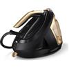 Philips Ferro da Stiro con Caldaia a Vapore Potenza 2700 Watt Vapore Continuo e Vapore Verticale colore Nero e Oro - PSG8140/80 PerfectCare 8000 Series