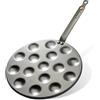 De Buyer DB5612-16 B Element Padella, 12 Frittelle, 27 cm, Ferro