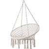 PATIO Poltrona sospesa a forma di cicogna, 50/70 x 123 cm, ecru brasiliana