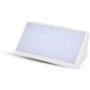 V-TAC VT-8055 Lampada LED da parete rettangolare 20W angolare colore bianco da esterno IP65 applique da muro luce bianco freddo 6500k sku 6818
