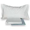Mirabello Carrara BELLORA - Set Asciugamani Bagno Viso e Bidet in Cotone - Asciugamani Resistente a Lavaggi, Include 1 Asciugamano Viso 55 x 100 cm e 1 Asciugamano Bidet Ospite 40 x 60 cm - Asciugamani 2 Pezzi