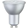 Paulmann 28976 Riflettore LED standard 230V GU10 230V confezione da 1 6,5W 425lm 51mm alluminio plastica 2700K - bianco caldo lampadina