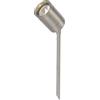 Lucide Arne di LED - Faretto da giardino esterno - Ø 6,3 cm - LED - GU10 - 1 X 5 W 2700 K - IP44 - cromato opaco