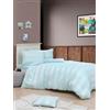 Nuit Des Rêves Set trapunta XXL (155 x 220 cm) in menta, 70% cotone, 30% poliestere, include 1 federa (80 x 80 cm), lavabile in lavatrice, design elegante