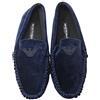Emporio Armani Ciabatte uomo mocassino pantofole da casa con suola antiscivolo articolo 111400 3A577 SLIPPERS, 00535 Blue, 40