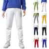 Generico Pantaloni Cargo Estivi da Bambini,Pantaloni in Denim Baggy Leggeri Pantalone a Gamba Dritta Elastici Vita Bambini Ragazzi Plain Casual Primavera Estate