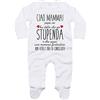 Fupies Tutina Neonato Ciao Mamma papà Mi ha Detto Che Sei Stupenda e Che Sarai Una Mamma Fantastica, 6-12 Mesi 66-76 cm