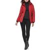 GUESS Cappotto impermeabile da donna Shoft Shell con cintura, Rosso, Large
