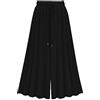 Generico Pantaloni Estivi Donna Gonna Pantalone Lunga Casual Comodi Leggeri Pantaloni Gamba Larga Vita Alta Elasticizzati Pantaloni Culotte Larghi Taglie Forti Baggy Pantaloni Palazzo con Tasche