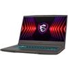 MSI Notebook Msi 9S7 16R831 1683 THIN 15 B12UC 1683IT Black thin b12uc-1683it 15.6in alder lake i7-12650h 16gb 512gb
