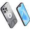 Generico Cover per iphone 16 Pro Max, Compatibile con MagSafe, Custodia Magnetica Originale, Antiurto,Fotocamera con Protezione, Case Accessori Apple, Design con Dissipazione di Calore in Alluminio (Argento)