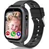 Moikmlih Smartwatch Bambini GPS con video 1,83" schermo HD 4G e chiamate telefoniche, SOS, con localizzazione in tempo reale e modalità scuola, ottimo regalo per bambini e bambine dai 5 ai 14 anni(Nero)