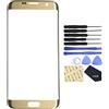 VEKIR Vetro di Riparazione dello Schermo per Samsung Galaxy S7 Edge (Oro)