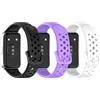 Xisair 2 Pezzi Cinturini Compatibili con Huawei Band 9 e Huawei Band 8 Cinturini in Silicone, Cinturini Sportivi, Cinturini di ricambio Traspiranti con Foro Rotondo per Uomini e Donne