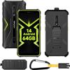 Ulefone Armor X12 Pro Telefono Cellulare Infrangibile 2023, 8 GB+64 GB ROM/TF-256 GB, Smartphone Infrangibile Android 13, 13 MP+8 MP Fotocamera, 5,45 ''HD+, 4860 mAh Batteria, Octa Core, Dual SIM/Face