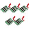 TECNOIOT 5pcs 4S 30A 14.8V Li-ion Lithium Battery PCB BMS 18650 Charger Protection Board