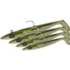 Savage Gear Sandeel V2 - Imitazione di sambuco super realistica con azione vivace, testa di jig dardeggiante, ideale per pesci predatori in acqua salata, luccio, spigola e lucioperca Khaki 17,5 cm