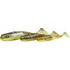 Savage Gear Gobster Shad - Alosa realistica a profilo piatto, profumo che attira il colpo per i pesci predatori, ideale per pesce persico e luccio - Pescatori d'acqua dolce Mix per acque scure 7,5 cm