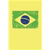 CREATESPACE BRASIL Notebook: Patriotic Brazil Flag Gift Journal, College-Ruled 120-page Blank Lined 6 x 9 in (15.2 x 22.9 cm)