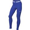 NIKE W NP 365 Tight Leggings, Hyper Royal/White, L Donna