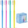 ARNOMED 100x ARNOMED spazzolini monouso con dentifricio, spazzolini confezionati singolarmente, spazzolino rosso, blu, verde e giallo, spazzolini da viaggio, spazzolino incl. dentifricio al gusto di menta