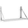 Royal Catering Mensola Pieghevole A Muro Ribaltabile Da Parete Ripiegabile Design a Barre RC-TFWH60X30 (40 kg, 60 x 30 cm, Acciaio Inox)
