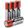 Velamp Batterie Stilo Alcaline 1,5V - Formato AA - Confezione da 4 pezzi - Ideali per Controller, Giocattoli, Torce e Dispositivi Elettronici
