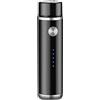 Bakermiche Mini rasoio elettrico portatile, tascabile da uomo, rasoio elettrico lavabile, rasoio rotante ricaricabile tramite USB, rasoio per barba impermeabile mini macchina da barba per uomo
