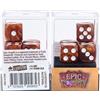 Epic Forge Set di 5 dadi a 6 facce - Brown Pearl