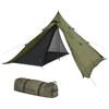 Naturehike Tenda antincendio per 2-6 persone, termica, calda, piramide, 4 stagioni, con fornello, antivento e impermeabile, adatta per tende da campeggio invernali, viaggi invernali e riscaldamento (4
