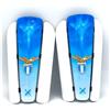 XO PROTECT YOUR TALENT Parastinchi Da Calcio Giovani Adulti ad alta resistenza agli urti Made in Italy Protezione Completa. Comprese fasce di sostegno. Modello Lazio Aquila Bianca