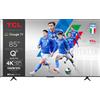 TCL Smart TV 85 Pollici 4K Ultra HD Display QLED Sistema Google TV DVBT2/C/S2 Classe F Dolby Vision - Atmos colore Titanio - 85C69B
