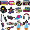 Clabby 32 Topper per Cupcake Anni '90 di Pattino a Rotelle Decorazioni per Feste di Compleanno a Tema 90 S per Adulti Forniture per Topper per Cupcake da Dessert Fai-Da (90s Style)