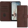EuoDuo Cover Libro compatibile con Xiaomi Redmi Note 11 / Note 11S Custodia Portafoglio in Pelle Shell TPU Antiurto con Tasca Carte Flip Magnetico Protettiva Caso - Marrone Retrò