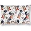 SUPERBE BEBE Cuscino per Bambini con Federa 40x60 cm in Cotone OEKO-TEX - 10 colori disponibili - Cuscino per Bambini per Sonnellini, Scuola Materna e Viaggi - Lavabile in Lavatrice - Ipoallergenico