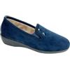 TIGLIO Pantofole Donna 1570 in Velluto Blu, Mocassini Invernali Chiusi, Comodosa (BLU, Sistema Taglie Calzature EU, Adulto, Donna, Numero, Media, 36)