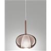 Fabas 3787-50-107 EDISON VETRO AMETISTA D.22CM COMPLETO DI CAVO X KIT LUCI