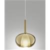 Fabas 3787-50-189 EDISON VETRO ORO D.22CM COMPLETO CAVO X KIT LUCI