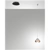 Fabas ARABELLA SOSPENSIONE AMBRA 1 LUCE A LED 3000K - 8W - 750 lm, SPOSTABILE D.14CM SMART C/ACCESS.