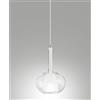 Fabas 3787-59-241 EDISON VETRO TRASPARENTE D.16CM COMPLETO DI CAVO X KITLUCI