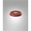 Fabas 3804-56-375 DIFFUSORE/PARALUME IN METALLO ROSSO MATTONE D.20CM H.2,5CM PER KIT LUCI 8W