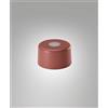 Fabas 3804-57-375 DIFFUSORE/PARALUME IN METALLO COLORE ROSSO MATTONE D.15CM H.9CM PER KIT LUCI 8W